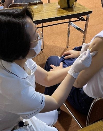 岸和田商工会議所で職域接種始まる／6月29日（火）